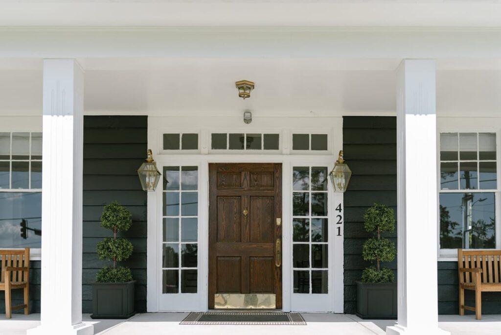 Front Door of Mitchell House